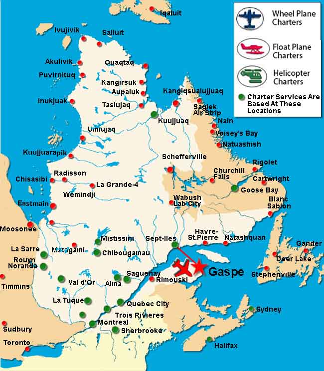 Sept Iles Charter Flights